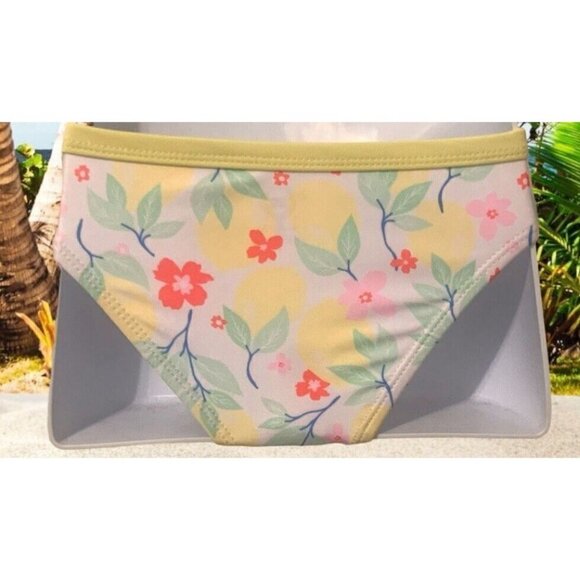 Wonder Nation Infant Toddler Girls 2PC Bikini Swimming Suit Size 2T Yellow Lemon - Picture 9 of 14